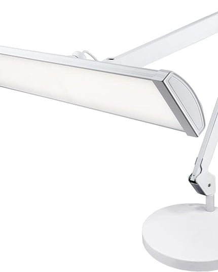 Neatfi 3,500 Lumens Ultra Task Lamp, 26 Inches Metal Lamp, Dimmable, 45W Super Bright LED Desk Lamp, 270 Pcs SMD LEDs (Non-CCT with Base, White) - LeafyLoom