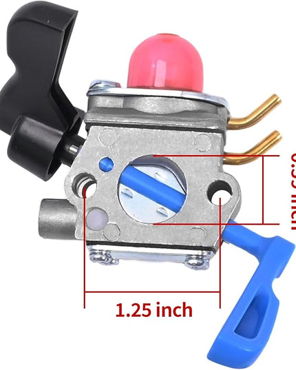 C1U-W46 Carburetor Kit Replacement for Husqvarna FB25 Handheld Blower For Weedeater FB25 FB-25 Blower for Zama C1U-W51B Carb - LeafyLoom