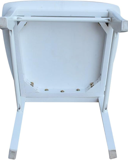 International Concepts X Back Chair, Wood - LeafyLoom