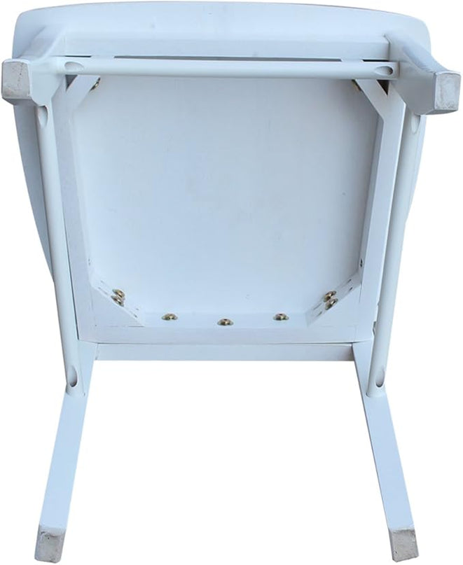 International Concepts X Back Chair, Wood - LeafyLoom