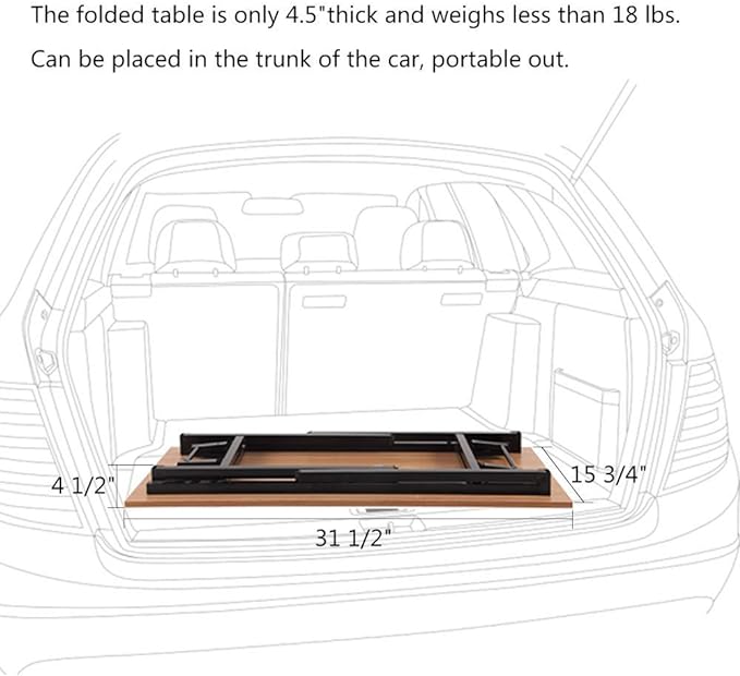 Need Small Computer Desk 31.5 inches Folding Table No Assembly Sturdy Small Writing Desk Folding Desk for Small Spaces, All Black AC5-8040-CB - LeafyLoom