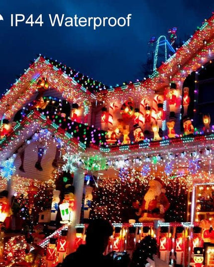 Toodour Christmas Lights Outdoor, 213ft 600 LED Christmas String Lights, 8 Modes, Timer, Waterproof Christmas Fairy Twinkle Lights for Home Garden Yard Wedding Party Tree Xmas Decors - Multicolor Toodour