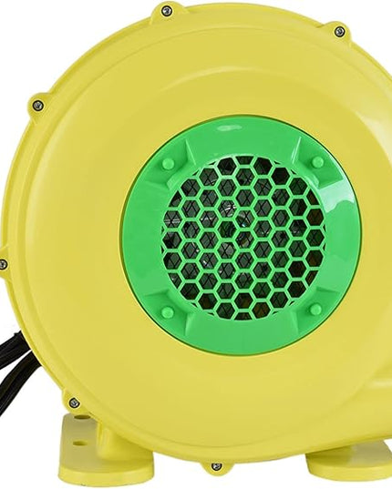 350W Air Blower, Pump Fan Commercial Inflatable Bouncer Blower, Perfect for Inflatable Water Bounce House, Jumper, Bouncy Castle Yellow - LeafyLoom