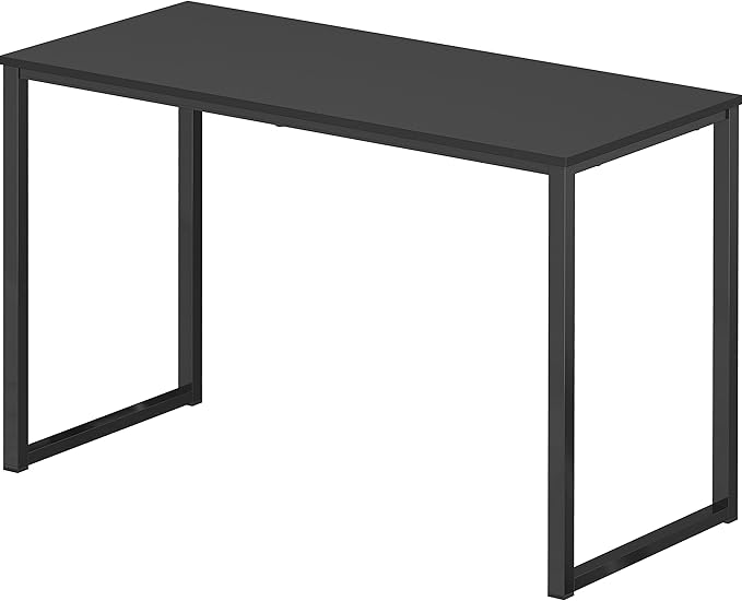 SHW Home Office 32-Inch Computer Desk, Black - LeafyLoom