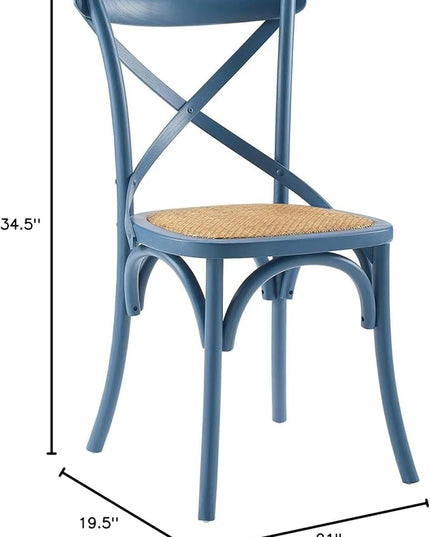 Modway Gear Side Set of 2, Two Dining Chairs, Harbor - LeafyLoom