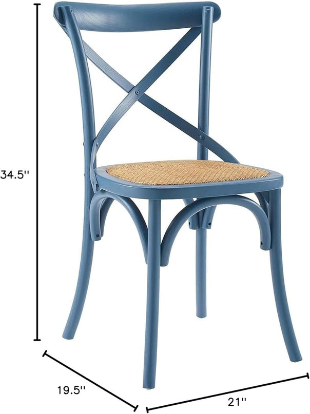 Modway Gear Side Set of 2, Two Dining Chairs, Harbor - LeafyLoom