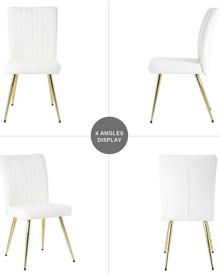 NicBex Haerin-SD-00369-LWJ Dining Chairs, 17.5"x22.8"x35.6", White - LeafyLoom