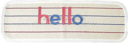Kids Rug Montessori Mat Children Playing Mat for Nursery Cotton Working Rug Small Hand Woven Rug, 23.6''×7.8'' - LeafyLoom