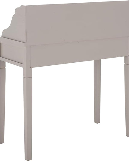 Safavieh American Homes Collection Landon Quartz Grey Writing Desk - LeafyLoom