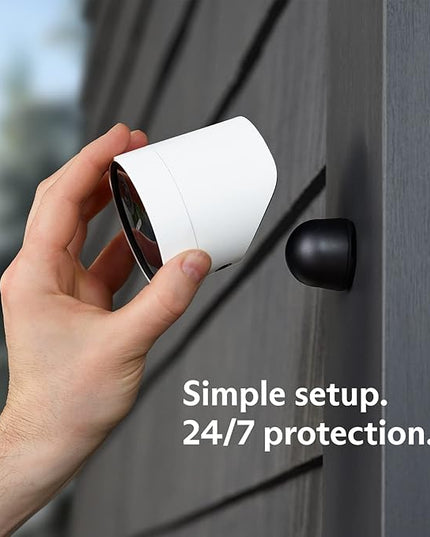 SimpliSafe 7 Piece Wireless Outdoor Camera Home Security System - Optional 24/7 Professional Monitoring - No Contract - Compatible with Alexa and Google Assistant SimpliSafe%C2%AE