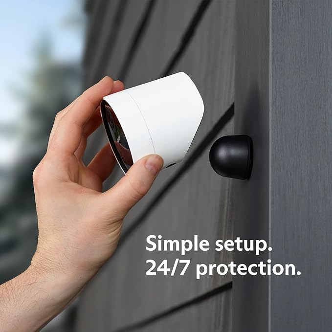 SimpliSafe 7 Piece Wireless Outdoor Camera Home Security System - Optional 24/7 Professional Monitoring - No Contract - Compatible with Alexa and Google Assistant SimpliSafe%C2%AE