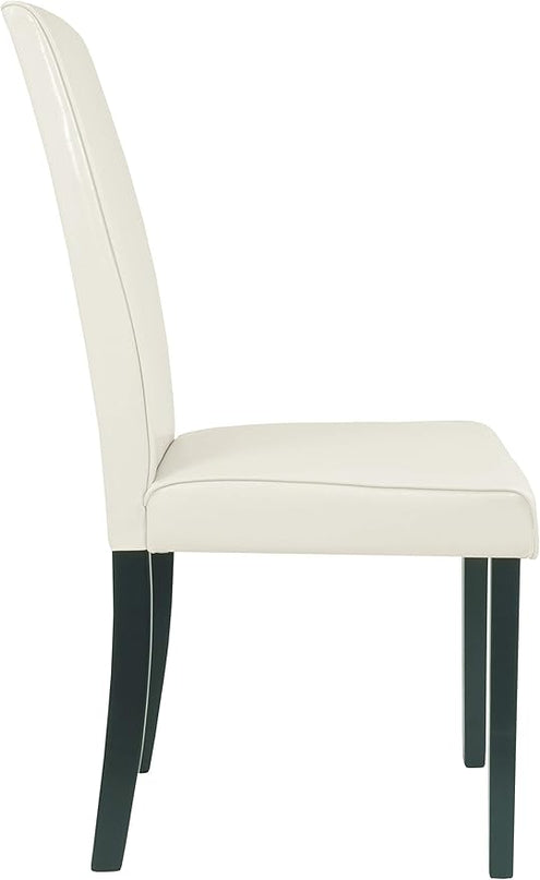 Signature Design by Ashley Kimonte Parsons 19" Dining Room Chair, Set of 2, Ivory - LeafyLoom