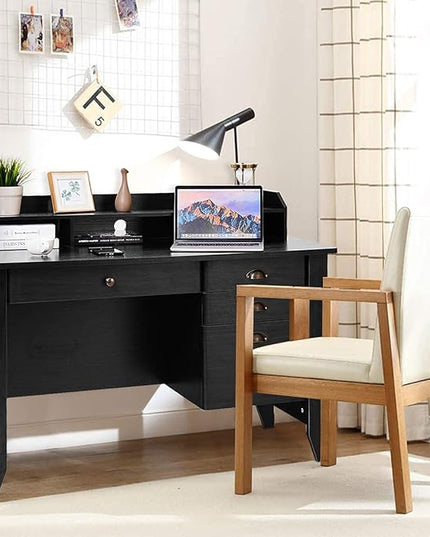 Computer Desk, Default, Black - LeafyLoom