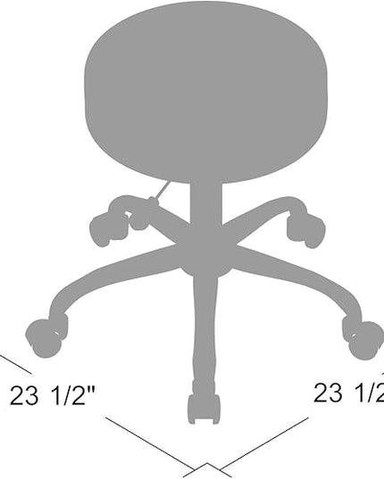 Boss Office Products Be Well Medical Spa Stool in Beige 275 lbs - LeafyLoom