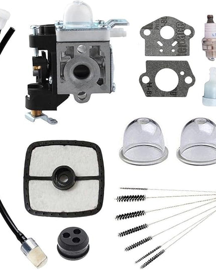Podoy PB-250 Carburetor Blower for Compatible with ECHO Parts Tune Up Kit Maintenance Air Filter Fuel PB-250LN A021003661 ES-250 Handheld Power Blower - LeafyLoom