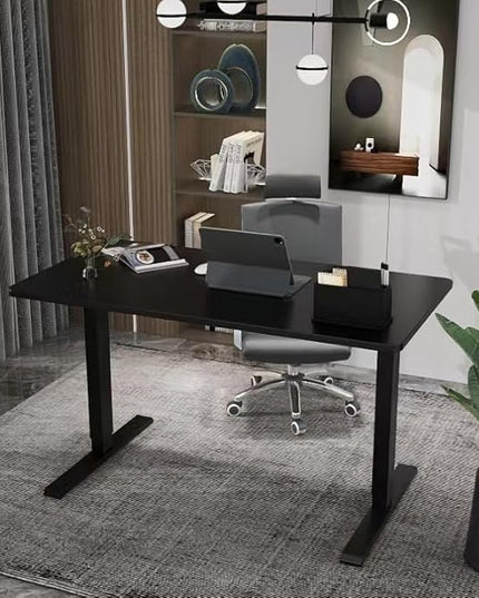 Dual Motor Standing Desk Frame- Heavy Duty Electric Desk Legs, Adjustable Desk Base, Sit Stand Up Desk Frame with Memory Controller for 43''-70'' Desktop, Home & Office DIY Workstation - LeafyLoom
