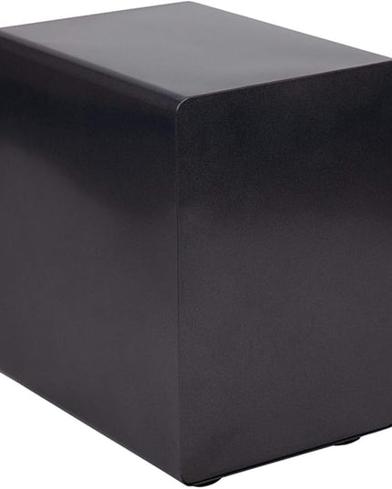 Flash Furniture Wren Ergonomic 3-Drawer Mobile Locking Filing Cabinet with Anti-Tilt Mechanism and Hanging Drawer for Legal & Letter Files, Black - LeafyLoom
