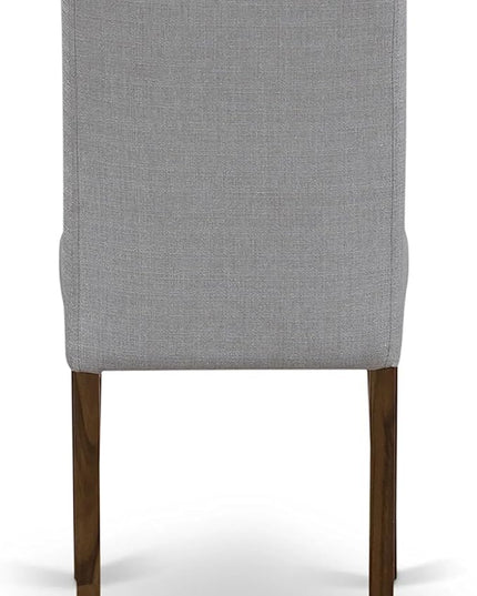 East West Furniture DLAB3-AWA-05 Dublin 3 Piece Set for Small Spaces Includes a Round Dining Room Table with Dropleaf and 2 Upholstered Chairs, 42x42 Inch - LeafyLoom