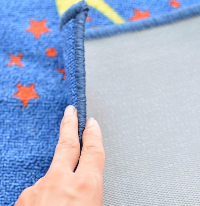 FADFAY Outer Space Kids Rug Cute Kids Room Carpet 39''52'' - LeafyLoom