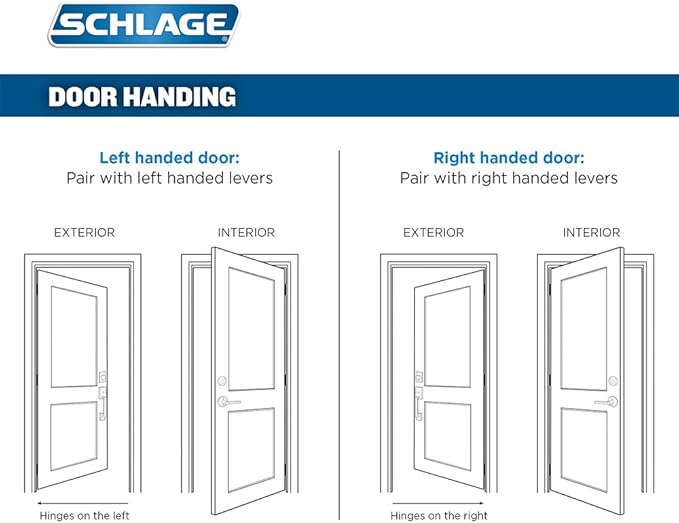 SCHLAGE Connect Camelot Touchscreen Deadbolt with Built-In Alarm and Handleset Grip with Accent Lever, Satin Nickel, FE469NX ACC 619 CAM LH, Works with Alexa SchlageLockCompany