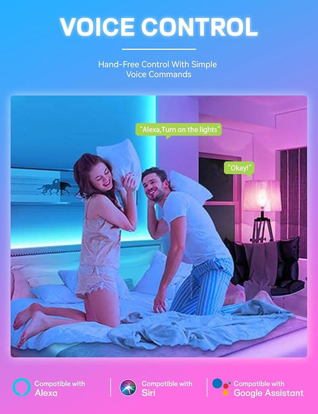 Smart Light Bulbs 4Pack with Remote, A19 E26 800LM LED Color Changing Light Bulb, WiFi & Bluetooth 5.0, Warm to Cool White, Dimmable, RGB Smart Home Lighting Work with Alexa Google Assistant Vanance