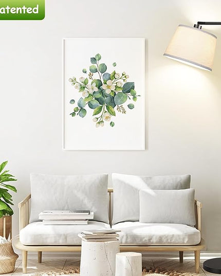 【Upgraded】 Dimmable Floor Lamp, 1000 Lumens LED Edison Bulb Included, Arc Floor Lamps for Living Room Modern Standing Lamp with Linen Shade, Tall Lamp for Bedroom Office Dining Room- Black - LeafyLoom