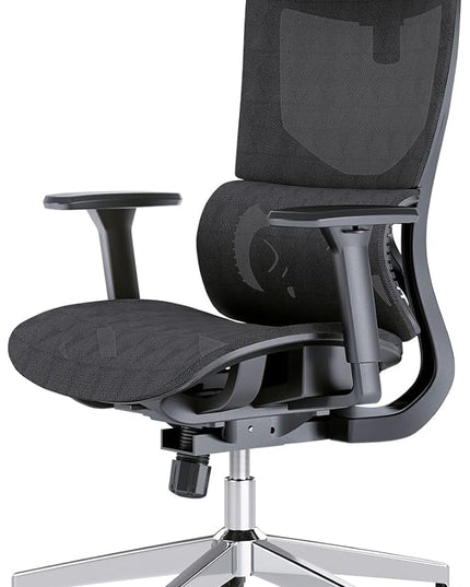 Ergonomic Office Chair with 3D Armrest, Big and Tall Computer Desk Chair with Adjustable Headrest, Seat Depth, Lumbar Support, Home Office Gaming Chair - LeafyLoom