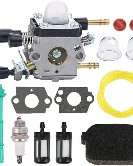 Carburetor with Fuel Line Assembly Kit Replacement for Stihl 45 55 65 85 SH55 42291200606 C1Q-S68G Leaf Blower - LeafyLoom