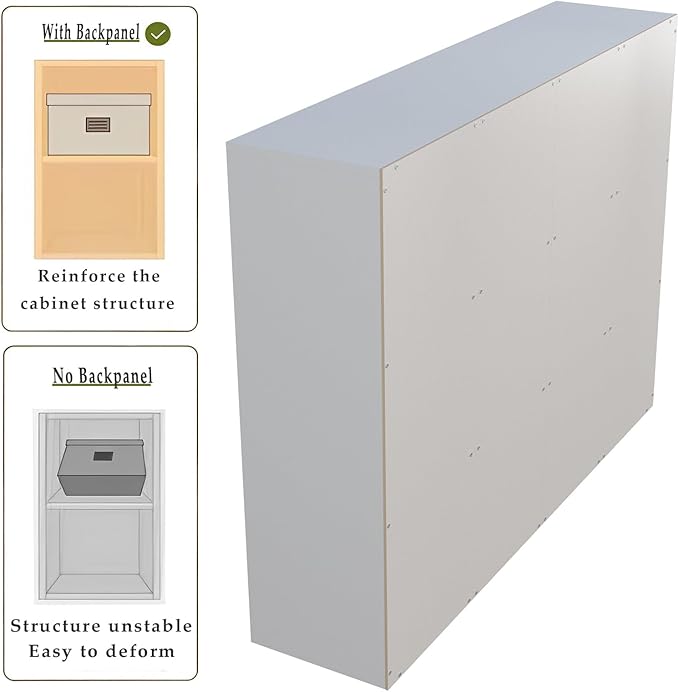 12-Cube Storage Shelf Bookcase - Wooden 3-Tier Floor Standing Open Bookshelf for Home and Office, Display Cabinet, Warm White - LeafyLoom