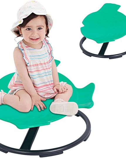 Kids Swivel Chair Sensory,Autism Chairs for Kids,Sensory Spinning Chair for Kids Autism,Toddler Coordination Sensory Products for Ages 3 Years and UP,Gifts for Kids with Autism (Green) - LeafyLoom