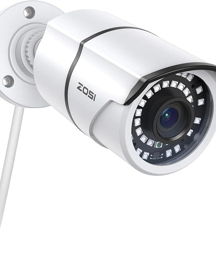 ZOSI ZG2615E 5MP PoE IP Camera Bullet Camera with Night Vision for Outdoor Indoor Power Over Ethernet Surveillance System,Only Work with ZOSI PoE NVR,ZR16DK,ZR08EN,ZR08DN,ZR08PN ZOSI