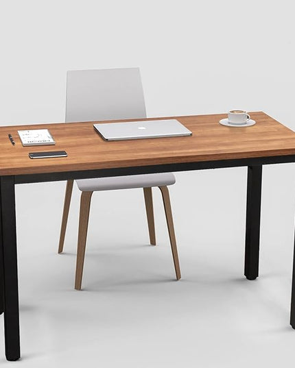 Modern 48 Inch Computer Desk for Home Office - Sleek and Sturdy, Ideal for Work and Study, Multi-purpose Table for Writing, Dining, and Workstation, Suitable for Office and Home Office Use - LeafyLoom