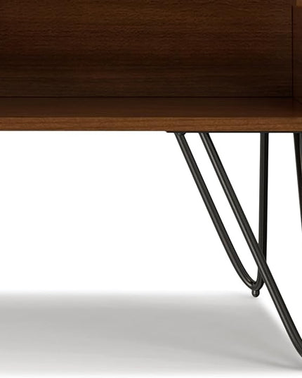 SIMPLIHOME Hunter Lift Top Coffee Table, 48 inch, Walnut Veneer - LeafyLoom