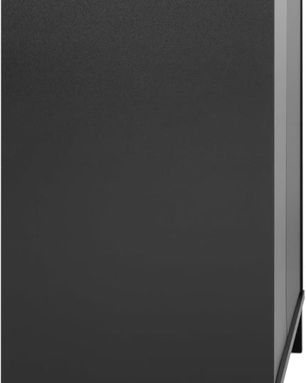 Prepac Simply Modern 2 Console Table Doors and Shelves, Buffet Cabinet with Storage, 30.75" W x 30" H x 16" D, Black - LeafyLoom