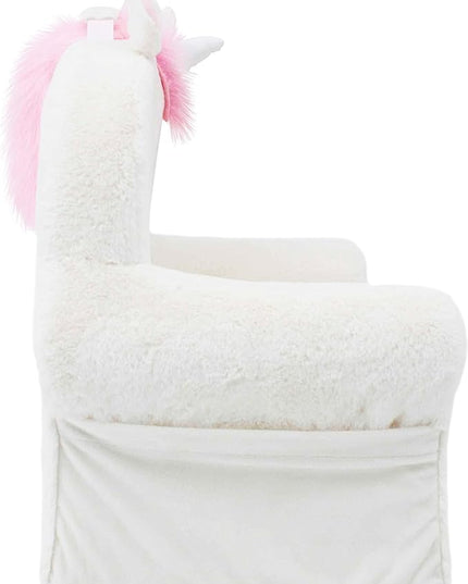 Soft Landing Animal Adventure Ivory Sweet Seats | Premium Character Chair with Carrying Handle & Side Pockets Unicorn - LeafyLoom