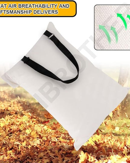 Universal Leaf Vacuum Blower Bag Bottom Debris Dump Bag - for Vacuum Leaf Blowers and Ultra Blower Rake, Compatible with Craftsman Black+Decker Husqvarna Toro leaf blower bag Replacement - LeafyLoom