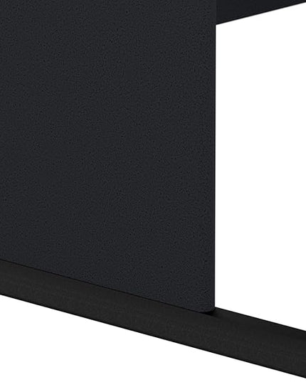 Bush Business Furniture Series A 36W Small Desk in Hansen Cherry and Galaxy, Compact Computer Table for Home or Professional Office - LeafyLoom