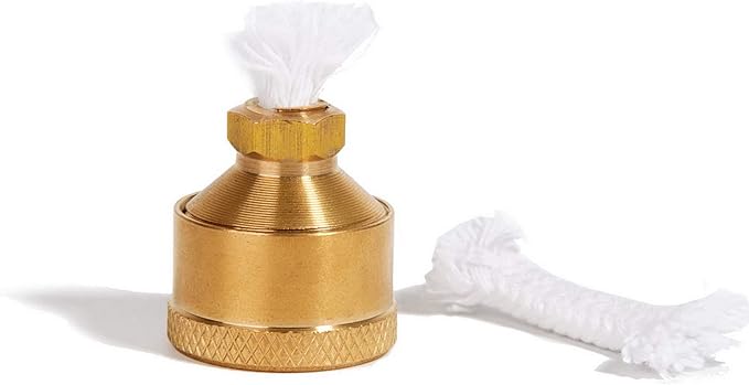 Sunnytech Mini Brass Metal Alcohol Lamp for Stirling Engine Steam Engine Alcohol Burner Can Be Used to Boil Tea Coffee M095-1 - LeafyLoom