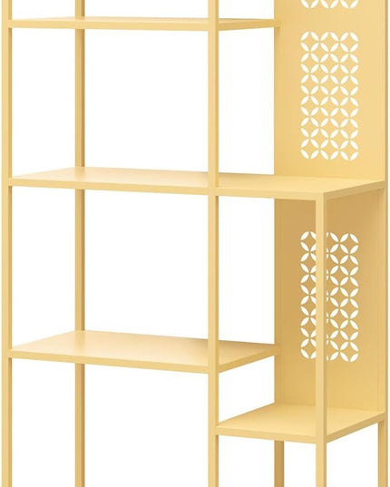Mr. Kate Annie Metal Bookcase, Sunny Yellow - LeafyLoom