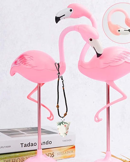Fantasee Flamingo LED Desk Lamp Nursery Night Light USB Powered Touch Dimmable for Child Kids Students Bedroom Dorm Reading Birthday Party Gift (Pink Flamingo - USB Powered, NO Battery) - LeafyLoom