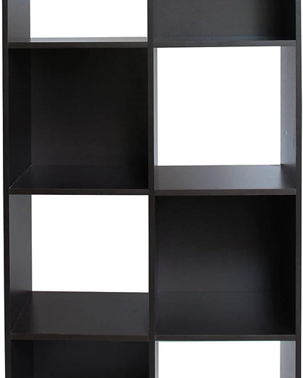 PACHIRA E-Commerce US 8 Cube Storage Organizer, Unit Shelf, Wooden Closet Cabinet, Bookshelf Rack in Study, each cube11.22, DARK BROWN - LeafyLoom