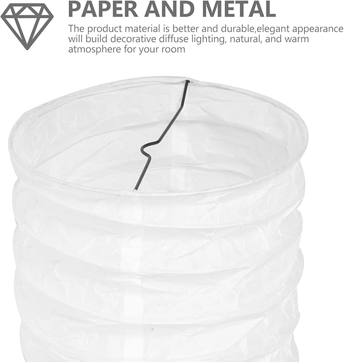 Paper Floor Lamp Shades Nordic Style Table Light Shades Barrel Chandelier Protector for Home Hotel Bedside Desk Wall - LeafyLoom