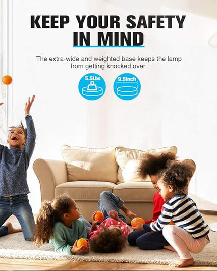 OUTON Floor Lamp, 30W/3000LM LED Modern Torchiere Sky Lamp, Bright Dimmable Standing Tall Lamp with 4 Color Temperatures, Remote Touch Control, 1 Hour Timer for Living Room Bedroom Office, White - LeafyLoom