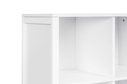 Babyletto Hudson Cubby Bookcase in White - LeafyLoom