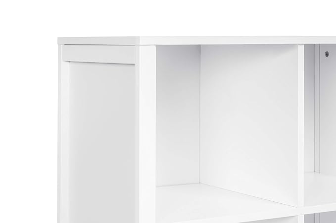 Babyletto Hudson Cubby Bookcase in White - LeafyLoom