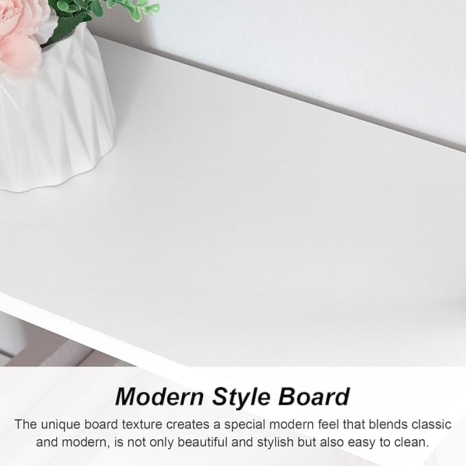 HOMISSUE Corner Bookshelf,12-Tier L Shaped Bookshelf, Double Wide Corner Wall Mount Bookcase with Metal Frame and Wood,Modern Industrial Corner Shelf for Living Room, Kitchen, Home Office White - LeafyLoom