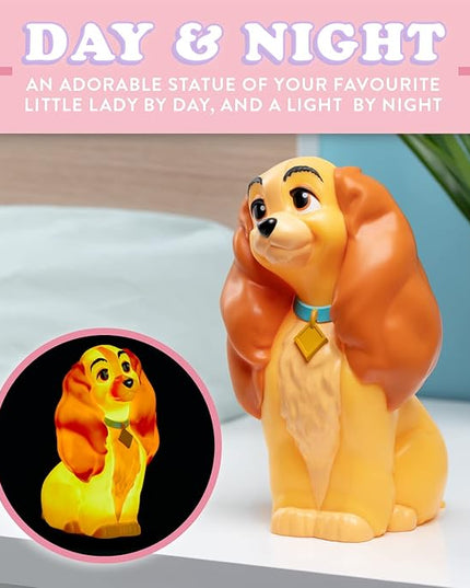 Paladone Lady and The Tramp Light | Disney Home Décor | Officially Licensed Merchandise - LeafyLoom