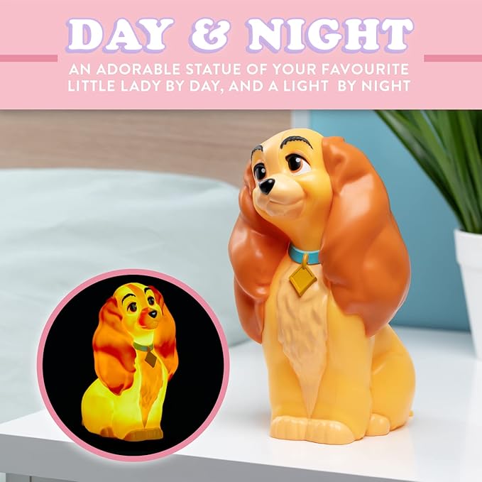 Paladone Lady and The Tramp Light | Disney Home Décor | Officially Licensed Merchandise - LeafyLoom