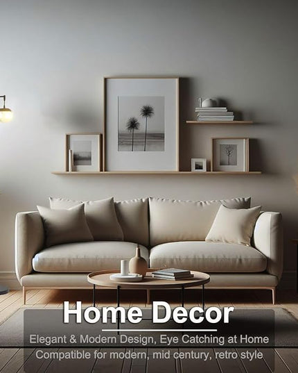 Modern 3 Globe Black Floor Lamps with Acrylic Crystal Sphere Shade and 3000K LED Bulbs Included, Mid Century Standing Lamp, Farmhouse Vintage Tall Lamp for Living Room Bedroom Office - LeafyLoom