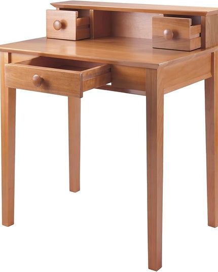 Winsome Wood Studio Home Office, Honey - LeafyLoom